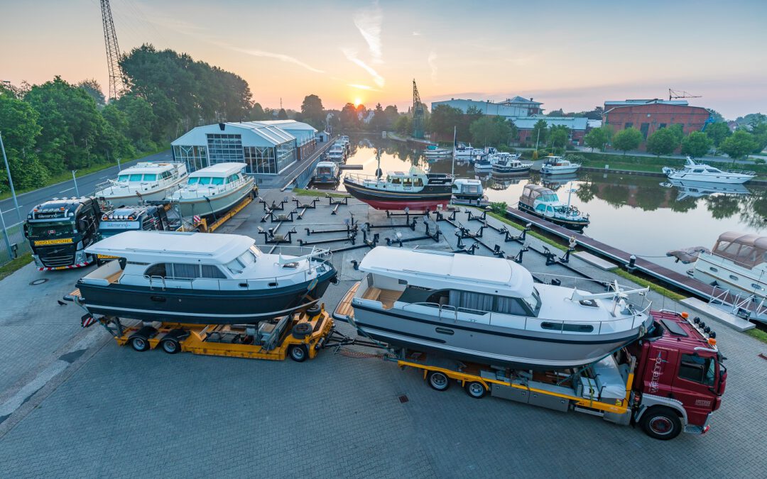 Vier neue Linssen-Yachten in Papenburg eingetroffen!