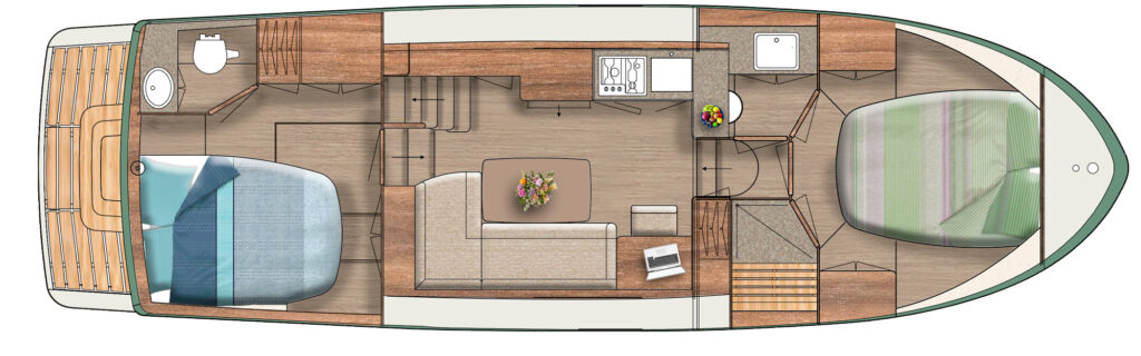 Linssen .1-Serie Grand Sturdy 35.1 AC Layout
