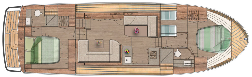Linssen .1-Serie Grand Sturdy 45.1 AC Layout