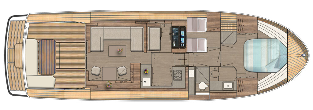 Linssen .1-Serie Grand Sturdy 45.1 Sedan Layout